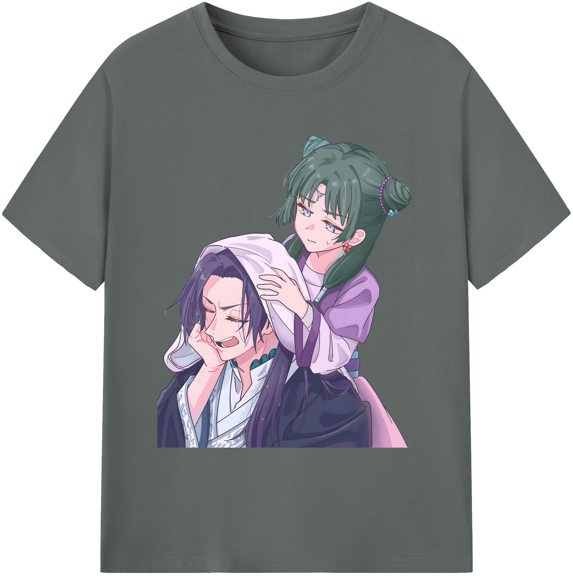 （画像用） 薬屋のひとりごと The Apothecary Diaries 綿100％ メンズ半袖Tシャツ｜肌触りやわらか＆通気性